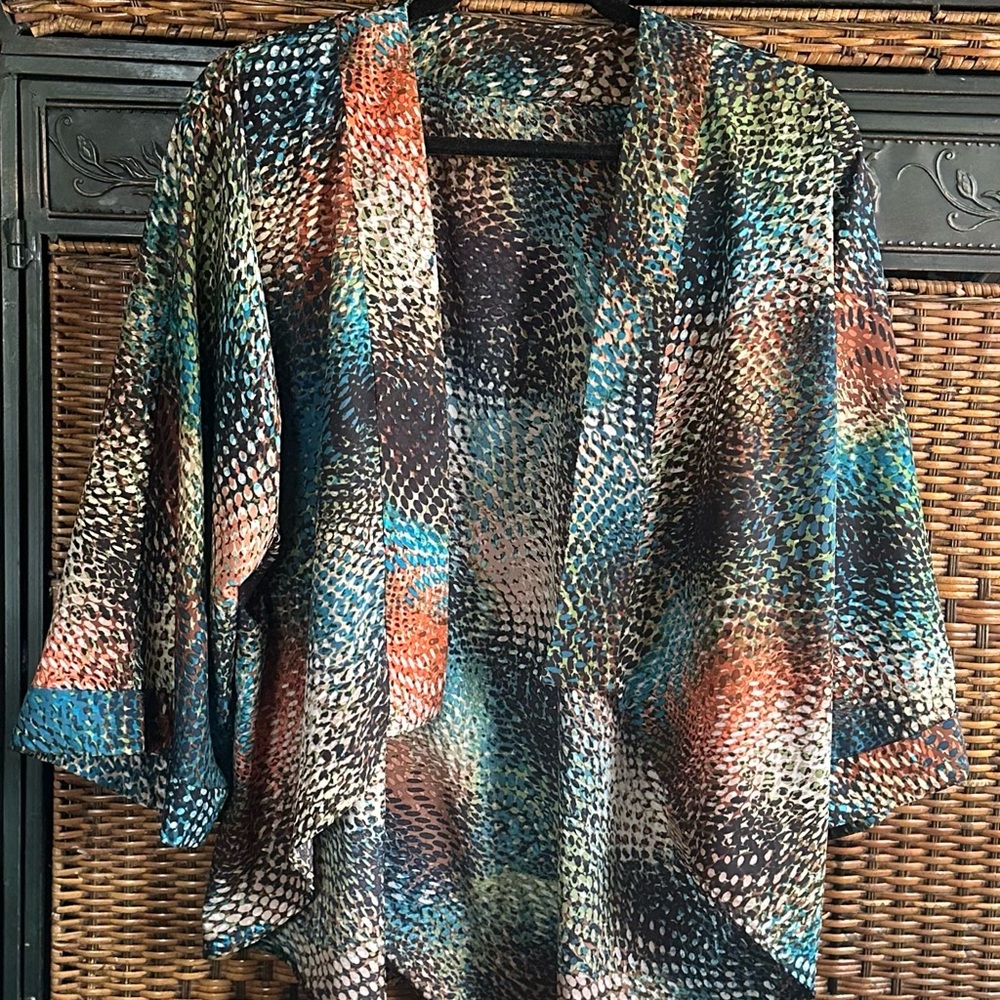 Colorful Silky Jacket